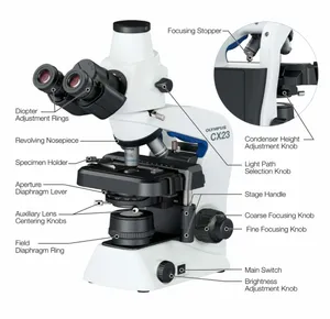 Cx23/Cx33/Cx43 LEDライカ双眼/三眼生物顕微鏡（金属製、電源付き） - Product Image 2