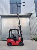 Muduo Kleiner Elektrischer Gabelstapler Palettenhubwagen 1-2 Tonnen Kapazität Vollgummireifen Elektrischer Seitenschieber Günstiger Preis