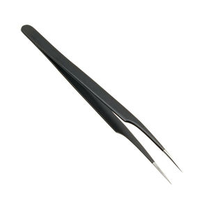 Pinces à cils en or rose de qualité supérieure avec logo personnalisé, pinces pour extensions de cils, emballage personnalisé, prix de gros - Product Image 5