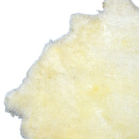 Tissu en peau de mouton double face non teinte, doublure en peau de mouton australienne, pour vêtements, vente en gros d'usine chinoise