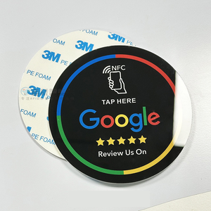 Etiqueta adhesiva epoxi NFC para reseñas de Google/Placa de comentarios para tarjetas de visita 13.56mhz para ventana Instagram/<span class=keywords><strong>Facebook</strong></span>/Yelp/Tripadvisor/Snapchat - Product Image 5