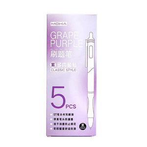 ปากกาลูกลื่นพลาสติกขนาด0.5มม. เครื่องเขียนปากกาเจลสำหรับเขียนสอบนักเรียนออกแบบโลโก้ได้ตามต้องการ - Product Image 6