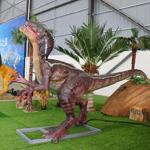 2505014 Amusement Park Dinosaur Life-size Animatronics Dinosaurios Mechanical Raptor Velociraptor - Product Image 4