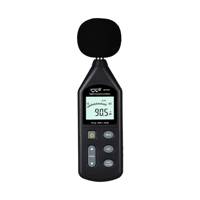 WT1357 Sound Level Meter 30~130dBA 35~130dBC Used in Factories, Offices, Roads, Homes and Other Occasions