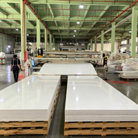 Plaque en plastique technique PP (polypropylène) personnalisée CNC, résistante aux acides et aux UV, de qualité alimentaire, pour découpe et stockage industriel
