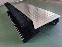 Couvre-guides télescopiques pour centre d'usinage horizontal, protections de guides linéaires à soufflets, couvre-soufflets CNC