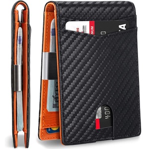 <span class=keywords><strong>Portafoglio</strong></span> <span class=keywords><strong>Verticale</strong></span> Minimalista Sottile da <span class=keywords><strong>Uomo</strong></span> con Fermasoldi ad Alta Elasticità, Capacità Extra Large e Blocco RFID - Idee Regalo Personalizzate - Product Image 1