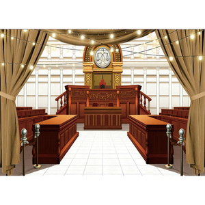 Décorations <span class=keywords><strong>de</strong></span> fête sur le thème du <span class=keywords><strong>droit</strong></span>, toile <span class=keywords><strong>de</strong></span> fond photo personnalisable en bois classique pour salle d'audience, idéale pour jeux d'investigation - Product Image 1