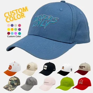 High Quality Wholesale Custom Your Own Design Cartoon Character Baseball Caps Hats for Outdoor Activities