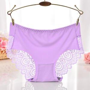 批发女士性感无痕内衣蕾丝无缝内裤女士内衣 - Product Image 6