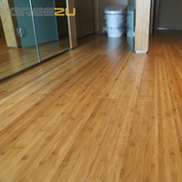 Greezu Parquet Suelo laminado impermeable Bambú Carbonizado Suelo de bambú horizontal diseñado
