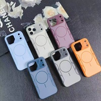Étui magnétique pour téléphone, coque de charge sans fil, coque de protection fine pour téléphone portable