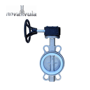 D371X-10 cuerpo de hierro dúctil brida wafer Valvula de mariposa timon - Product Image 3