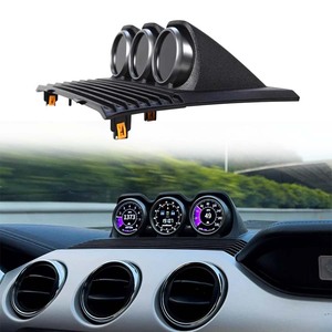 Medidor Triple LARIDAS para Mustang S550, Consola Central de Alto Rendimiento, Indicador Ajustable de 7 Tipos de Color, 2015-2023 - Product Image 1