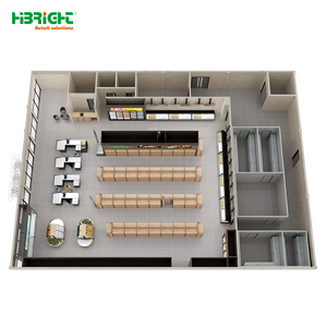 Gas Station Retail Package: Compact Shelving, Drinks Coolers, and Hand <b>Baskets</b> - Product Image 1