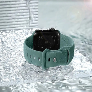 Bracelet de montre sport en silicone écologique Tengyue avec fermoir papillon pour Apple Watch Series, plusieurs couleurs disponibles - Product Image 4