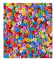 Prix de gros Confettis comestibles Sprinkles Dessert Décoration Dragées Sprinkles Arc-en-ciel Mini Rond Espagnol Sliced Sugar Sprinkles