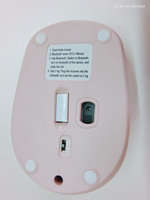Accesorios de Computación al por Mayor, Ratón Inalámbrico de Modo Dual con Carga Tipo-C y Bluetooth para Teléfono Móvil, iPad, Tableta y Computadora