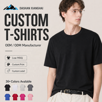 T-shirt 100% coton 230 GSM avec logo, impression de logo personnalisé, t-shirts pour hommes en gros, t-shirt uni personnalisé de haute qualité, homme
