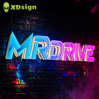 Enseigne au néon personnalisée XDsign, enseigne de devanture de magasin, LED contrôlée par Bluetooth, étanche IP65, publicité commerciale, décoration, éclairage de voiture