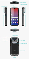 Terminal de Recopilación de Datos Industrial con Escáner de Código de Barras, PDA Android Portátil con NFC y 4G de 6.5'', en Stock, 5500mAh, 6GB+128GB