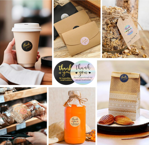 <span class=keywords><strong>Stampa</strong></span> <span class=keywords><strong>Adesivi</strong></span> Personalizzati di Ringraziamento <span class=keywords><strong>per</strong></span> Piccole Imprese <span class=keywords><strong>per</strong></span> Imballaggio Buste Pluriball e Sacchetti Regalo - Product Image 4