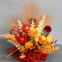 LE-307 Kant-en-klare Kunstbloemenarrangement, Kunstbloemen centerpiece voor etalage, winkel & café decoratie