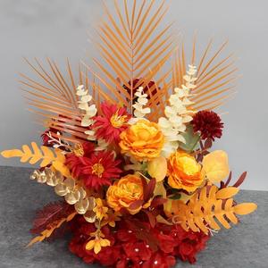 Flores Artificiales de Seda Hechas a Mano, Rosas para Decoración de Bodas, Fiestas, Eventos, Decoración de Mesa, Soporte para Decoraciones, Navidad, Año Nuevo - Product Image 1