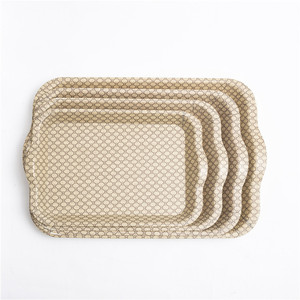 Petit plateau décoratif personnalisé imprimé petit plateau <span class=keywords><strong>en</strong></span> plastique bon marché - Product Image 6