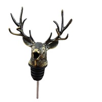 Usine existante moule divers animaux 3D cerf forme tête de cerf verseur Animal vin verseurs
