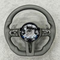 Volante Deportivo OEM Estándar para Automóvil, Totalmente Perforado, de Cuero Auténtico, para BMW F10 F30 F90 F92 F93 F07 F06 F03 F13