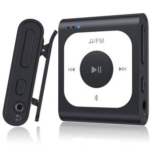 Lettore <span class=keywords><strong>MP3</strong></span>/4 Tascabile Mini Bluetooth con Clip Posteriore, Radio FM, Cuffie, TF, USB e Registrazione Vocale - Product Image 1