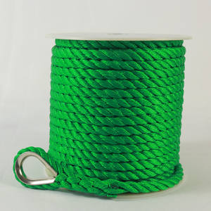 Corde tressée en PP de haute qualité à 16 <span class=keywords><strong>brins</strong></span>, de 2 mm à 40 mm, haute résistance, ligne de quai maritime - Product Image 1