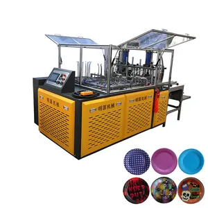 Automatic Paper Dinner Plate Making Machine Price Fully Automatic Bamboo Fiber Plate Making Machine