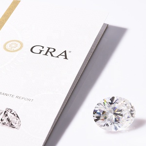 Moissanite Ovale VVS1 Effetto Ghiaccio Frantumato, Pietra Sintetica di Colore D Bianco per Gioielli, Diamante Moissanite a Prezzo all'Ingrosso - Product Image 4