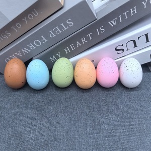 DAMAI Matte Pastel Speckled Foam Easter Eggs Mini Egg Decor for Spring Holiday Table Arrangement Easter Decoration - Product Image 4
