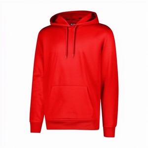 For Houston Rockets Mens Solid Fleece <b>Hoodie</b> Pullover Sweatshirt Autumn <b>Red</b> - Product Image 1