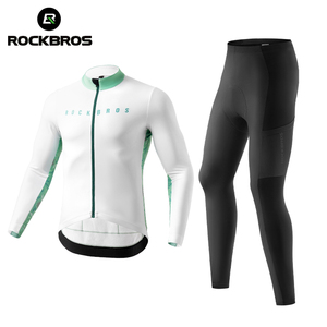 ROCKBROS 도매 Mtb 사이클링 저지 남성용 여성용 긴 소매 자전거 승화 인쇄 사이클링 저지 - Product Image 1