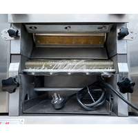 Machine automatique commerciale de fabrication de nouilles en acier inoxydable, machine industrielle à nouilles fraîches, machine à pâtes, laminoir à pâte