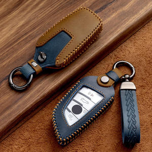 Nueva Funda de Cuero Crazy Horse para Llaves de Auto, Protectora para BMW Serie X1 X2 X3 X4, Venta al Por Mayor de Fábrica - Product Image 2