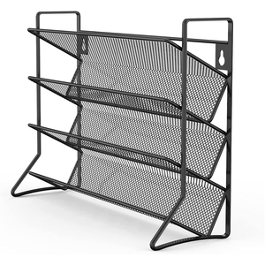 Estante Magnético de Tres Niveles para Especias, Ahorro de Espacio, Negro y Blanco, Estante Magnético para Refrigerador, Organizador de Almacenamiento para Refrigerador - Product Image 6