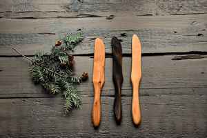 มีดปาดเนยไม้สำหรับห้องครัวที่เหมาะสำหรับการแพร่กระจายแยมเนยและชีสนุ่มเป็นมิตรต่อสิ่งแวดล้อมและทนทานเป็นเครื่องมือ - Product Image 4