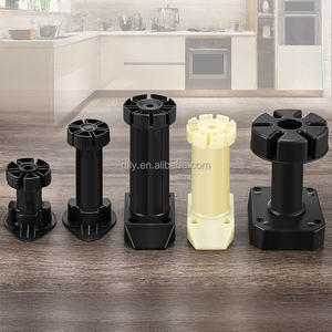 Hochwertige Verstellbare Kunststoff-Schrank- und Tischstützen, Einfache Montage, Schrankbeine für Küche und Haushalt - Product Image 3