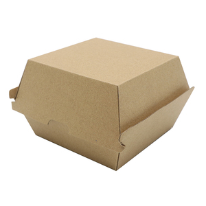 Emballages jetables biodégradables écologiques pour hamburgers, <span class=keywords><strong>poulet</strong></span> frit, papier kraft, repas, hamburgers personnalisés, marque INMAN, origine Zhejiang - Product Image 5