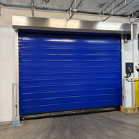 Portes industrielles automatiques personnalisées, adaptées aux entrepôts isolés, portes à fermeture éclair auto-réparantes réfrigérées pour chambres froides