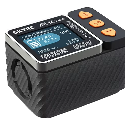 B6ACneo Smart Balance Charger DC200W AC60W Small Volume Portable for Fixed Wing