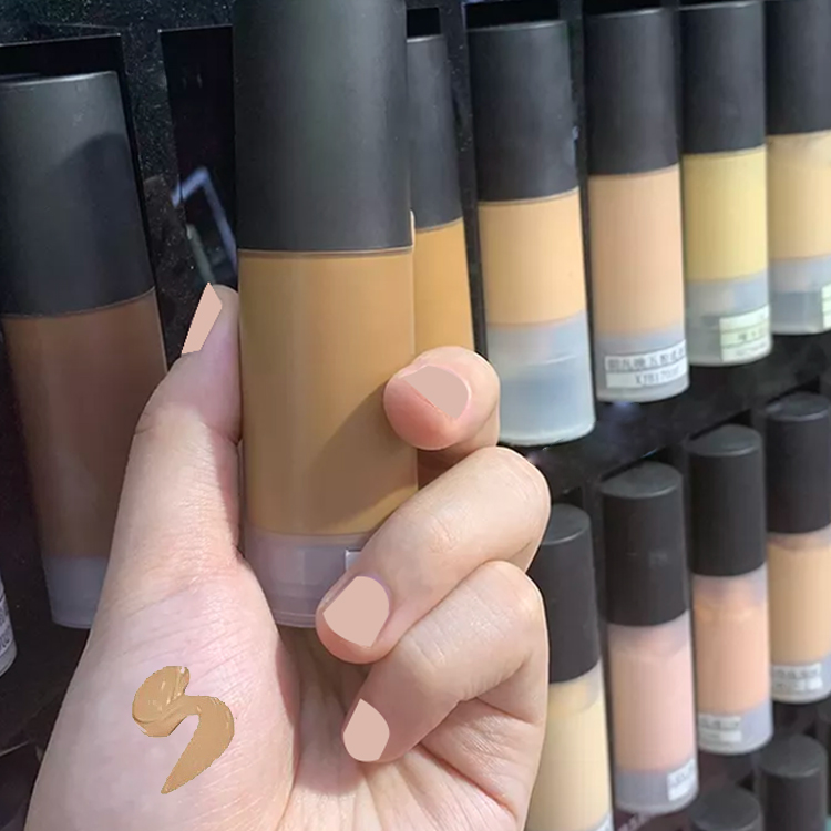 Жидкая основа без логотипа, фирменная торговая марка, макияж для лица, водостойкая матовая красота, основная основа для макияжа