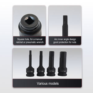 SFREYA S165, 1/2 "др. Ударная Шестигранная головка, многопрофильная Автомобильная ремонтная шина, пневматическая розетка для пистолета 4-30 мм - Product Image 4