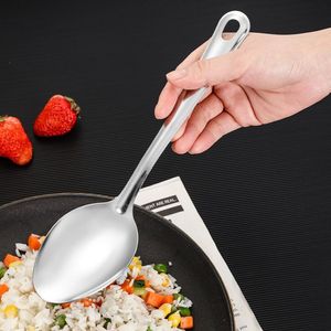 Stainless Steel Slotted Spoon Set 2Pcs Large Serving Spoon For Cooking And Straining Food With Perforated Design - Product Image 4