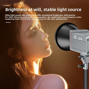 Luz de Estudio para Transmisión en Vivo, Iluminación Continua para Fotografía, Retratos, Detalles de Cabello, Video, Softbox, Luz COB <span class=keywords><strong>Cine</strong></span> - Product Image 2